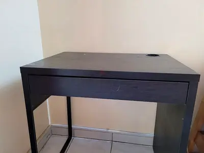 Ikea brand desk, black-brown for sale