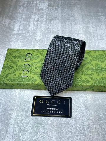 Gucci GG pattern silk tie