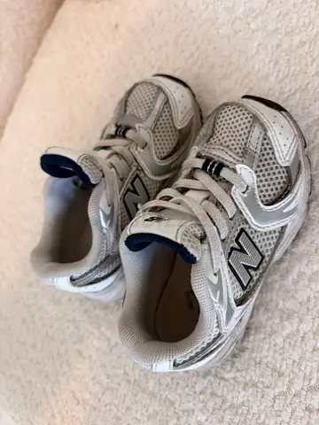New Balance kids white sneakers