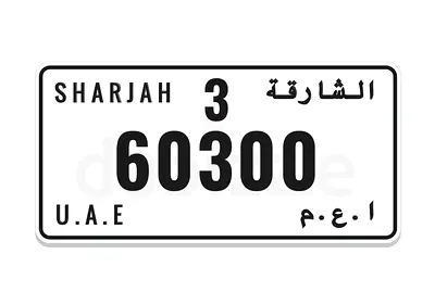 Shj plates code 3 / 60300