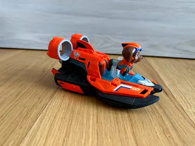 Paw patrol zuma with the car