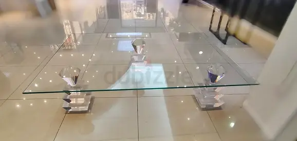 ✨ **Elegant Glass Coffee Table – Modern Luxury for Your Home/ Office** ✨