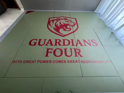 High quality custom-made tatami mats, 5m x 4.5m.