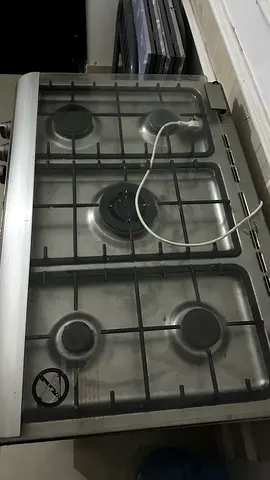 Used 5 Steel Gas Hob – Good Working Condition