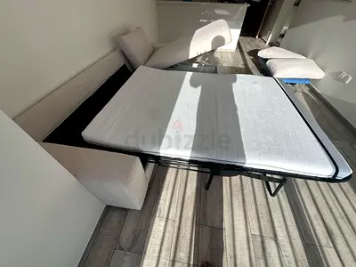 Ikea vimle L shape sofa bed BeiLight Beige 3-Seater Sofa Bed with Pull-Out Mattress - Good Condition