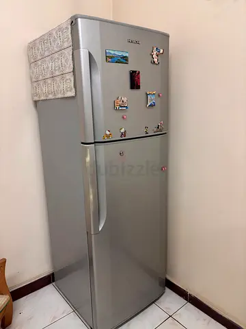 Silver Top-Freezer Refrigerator - Good Working Condition