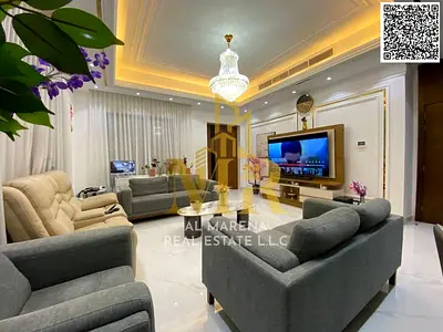 A villa for sale in Ajman, ready to move in, including all registration and ownership fees. Located near Sheikh Mohammed Bin Zayed Road. Freehold owne