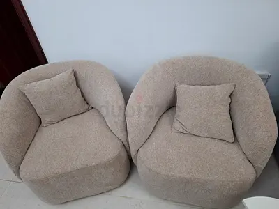 2 sofa chairs 500 ead