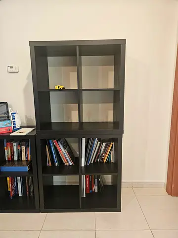 3 X IKEA Kallax 4-Cube shelving Units