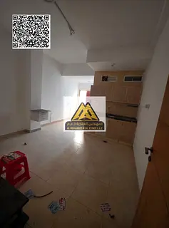 A great opportunity for annual rent in Al Nuaimiya 2, Ajman. A spacious studio located on Kuwait Str