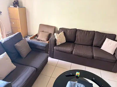 3+2 sofa seater with Cushions - Good Condition