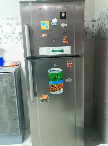 Westpoint Silver Double-Door Refrigerator - Good Working Condition
