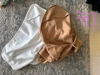 Baby boss muslin hooded towels