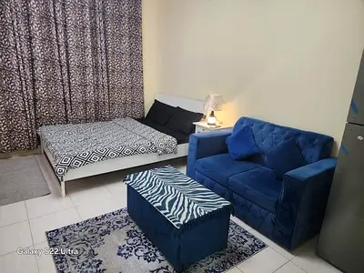 Studio apartment for monthly rent on Ajman Corniche, first row
