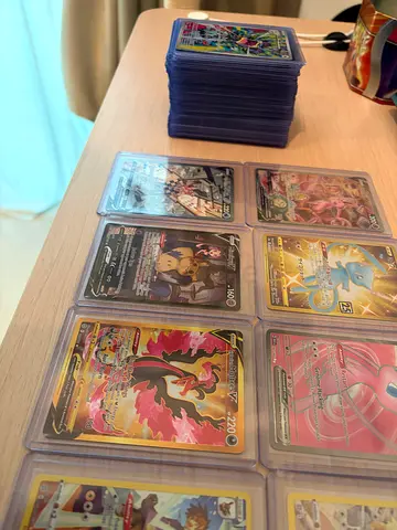 51 Rare Pokémon TCG Collection — Holo  V/VMAX Cards (Sleeved  Toploaders)
