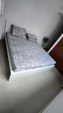 Ikea King size bed with mattress available in perfect condition