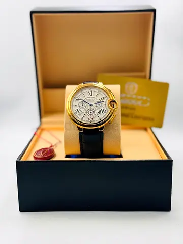 Cartier classy watch with chrono mens