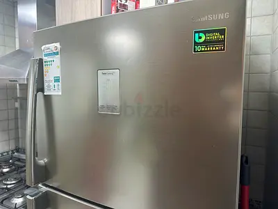 Samsung 2-Door Stainless Steel Refrigerator - Good Condition