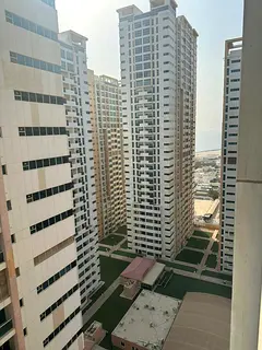 2BR apartment for sale Ajman One Tower partial sea view 1444 sqft AED 600K