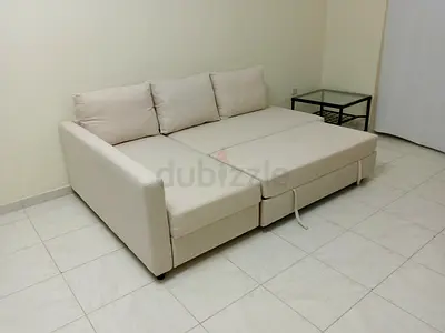 L shape sofa bed with storage - good condition Ikea FRITHEN