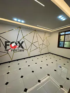 2BR apartment, 2 baths, modern building, second tenant, annual rent in Al Rawda 3, Ajman, near Sheik