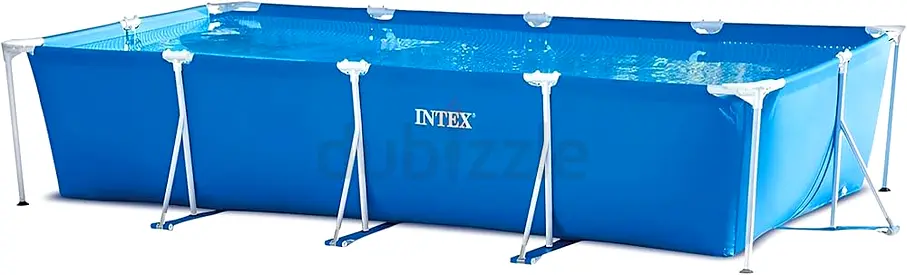 Intex Rectangular Above-Ground Frame Pool - Good Condition 4.50m 1494
±2.20m 725/8

±84cm 33