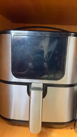 Used Air Fryer - Compact Stainless Steel, Good Working Condition