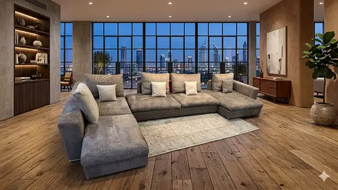 Saba Italian Premium quality U shape sofa
