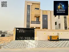 Luxury G+2 villa for sale in Al Helio 2, Ajman. Price includes registration and ownership fees and a