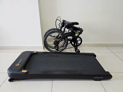 Folding bike and Treadmill