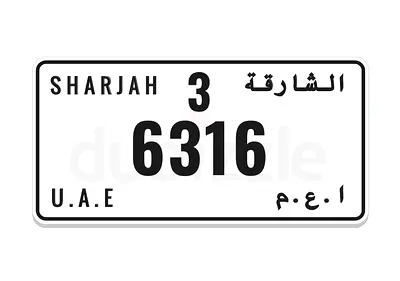 Shj plates code 3 / 6316