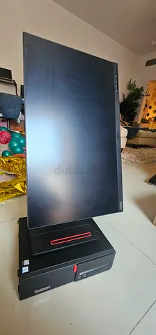Lenovo ThinkCentre i7 8th Gen + 24” Monitor – Ready Setup