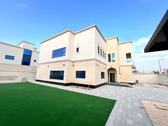 An exceptional opportunity to own a luxury villa, first occupancy, in the Al Hooshi area of ​​Sh