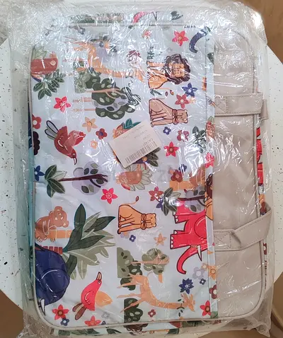 Foldable Baby Changing Mat / Portable Nappy Changing Pad - Jungle Print