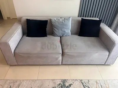 Grey 3-Seater Sofa – Good Condition