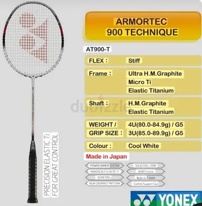 Yonex Armortec 900 Power – Legendary Pro-Level Badminton Racket (Made in Japan)