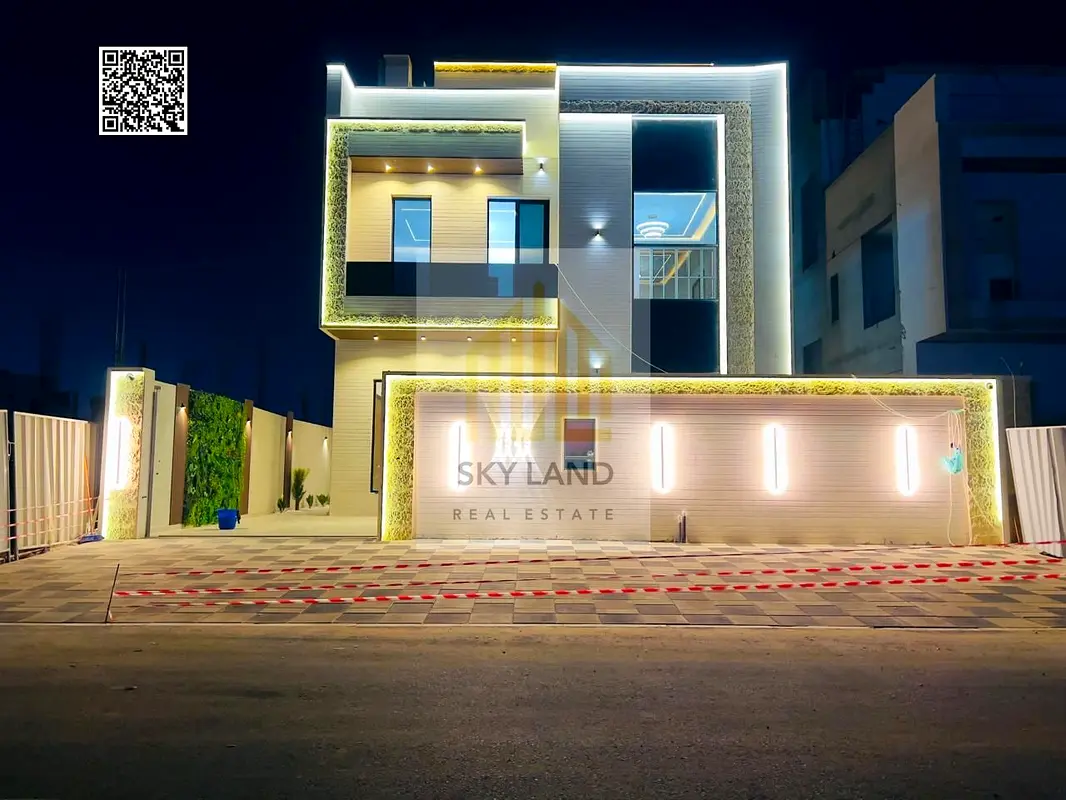 شامل مياه و كهرباء و التسجيل - طابقين و روف