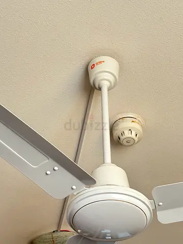 Orient White 3-Blade Ceiling Fan - Good Working Condition 2 fans available
