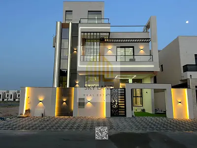 Luxury villa for sale in Al Yasmin – 5 master bedrooms | Includes registration, ownership, electricity, water, and air conditioning