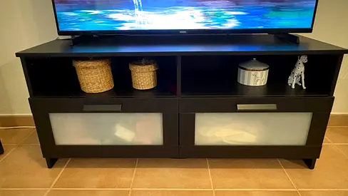 Ikea BRIMNES TV bench, black color