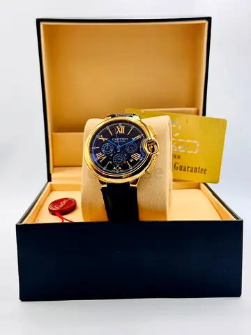 Cartier classy watch with chrono mens