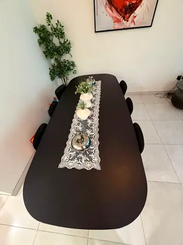 Dining table for 8 with 6 chairs