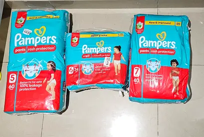 Pampers Pants Disposable Diapers - Mixed Sizes (Pack of 3)