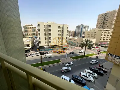 2 Bedroom with Mid Room+Balcony+Wardrobe with AC Free in Open view at Majaz parl