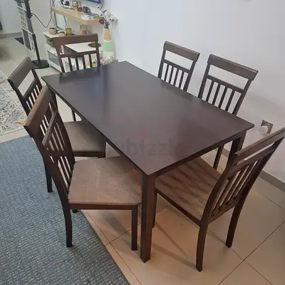Dining table set 6 seats
