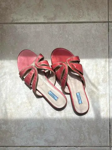 Pink Prada Sandals