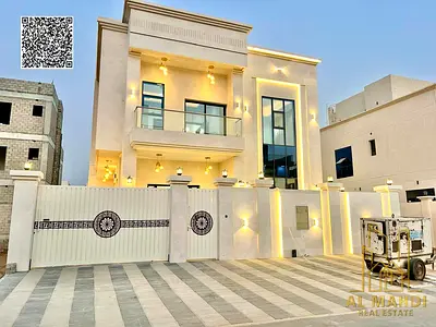 فيلا كلاسيك فاخرة 5 غرف ماستر + روف للبيع في الحليو عجمان | ❄️ تكييف شامل | 💰 مقدم 10% | 🧾 شامل رسوم التسجيل | قسط يبدأ 5000 درهم