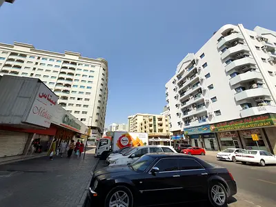 STAFF ACCOMIDATION READY POSITION 2 BR HALL APARTMENT 2 COMMON BATH BALCONY ABU SHAGHARA NEAR DAY TO DAY BEHIND CHOITRAM SUPER MARKET ABU SHAGARA PARK