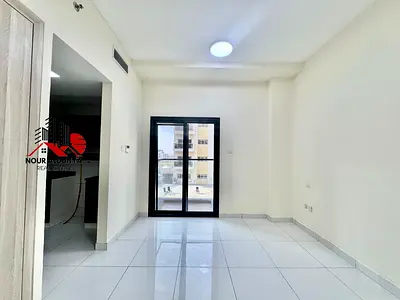 ( MONTHLY PAYMENTS )12 CHEQUES - SPACIOUS STUDIO AVAILABLE FOR FAMILY - RENT 36K - CAR PARKING + GY
