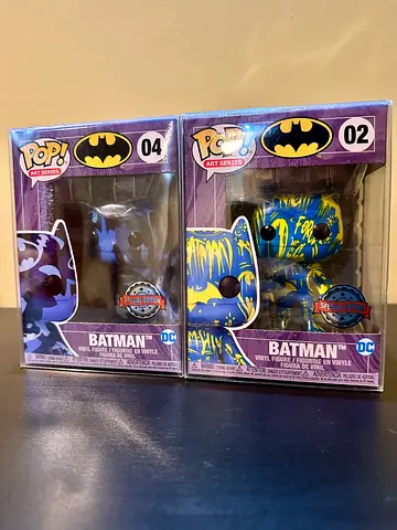 Funko Pop! Art Series Batman (Lot of 2) - Limited / Special Edition